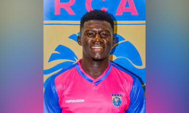 Sylla Moustapha died after collapsing on the pitch on Sunday.