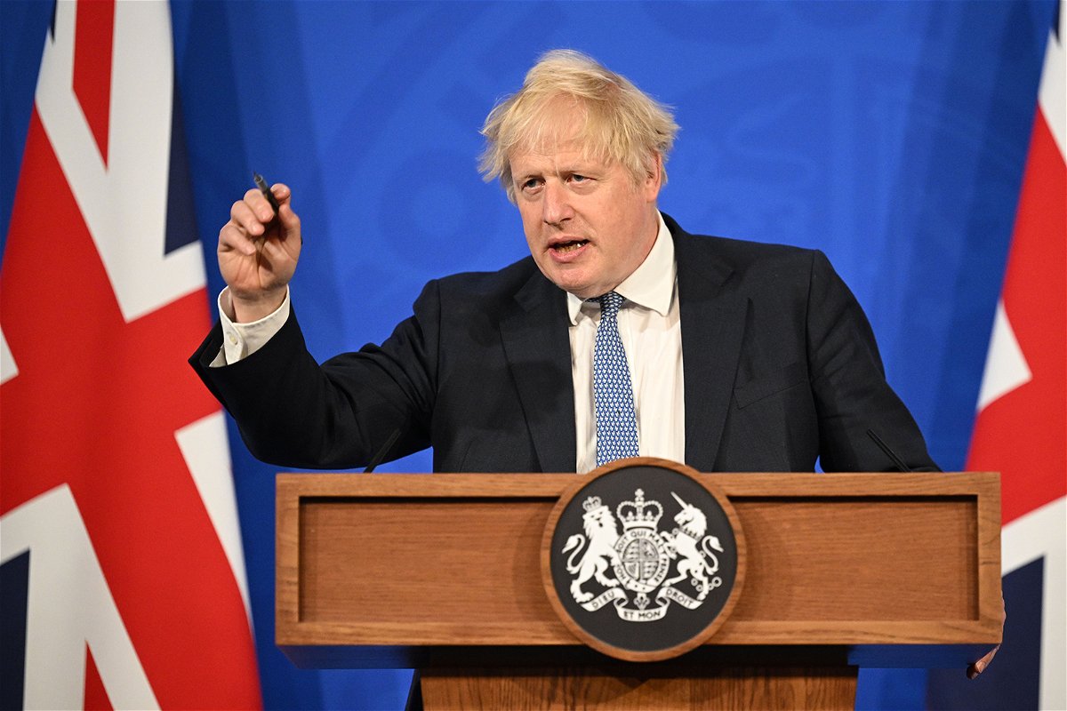 <i>Leon Neal/WPA Pool/Getty Images</i><br/>Former British Prime Minister Boris Johnson
