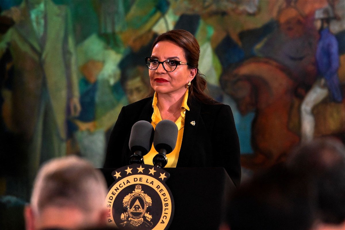 <i>Orlando Sierra/AFP/Getty Images/FILE</i><br/>Honduran President Xiomara Castro campaigned on plans to establish diplomatic ties with Beijing.