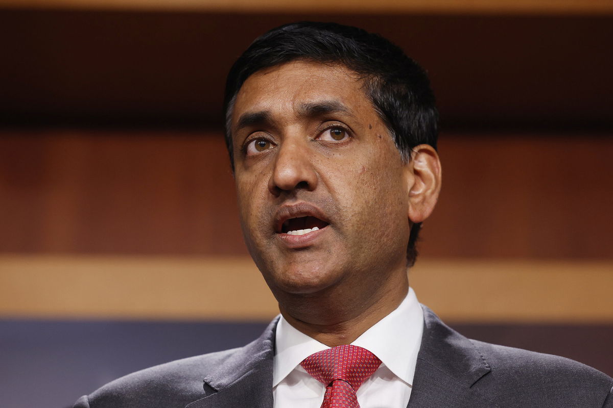 <i>Chip Somodevilla/Getty Images</i><br/>Democratic Rep. Ro Khanna of California announced Sunday that he won't enter the competitive Democratic primary to fill retiring Sen. Dianne Feinstein's senate seat in the Golden State