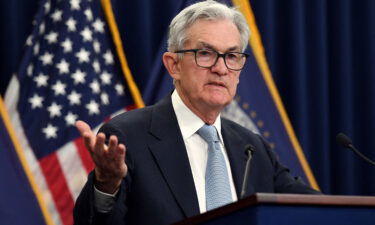 Federal Reserve Board Chair Jerome Powell speaks during a news conference at the Federal Reserve in Washington