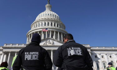 The US Capitol Police force "is not currently tracking any direct or credible threats to the US Capitol" ahead of a possible indictment of former President Donald Trump