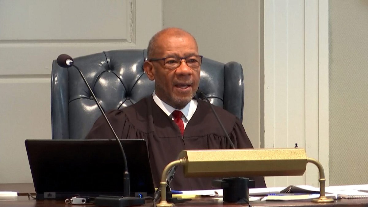 <i>Pool</i><br/>Judge Clifton Newman speaks during Alex Murdaugh's sentencing hearing on Friday