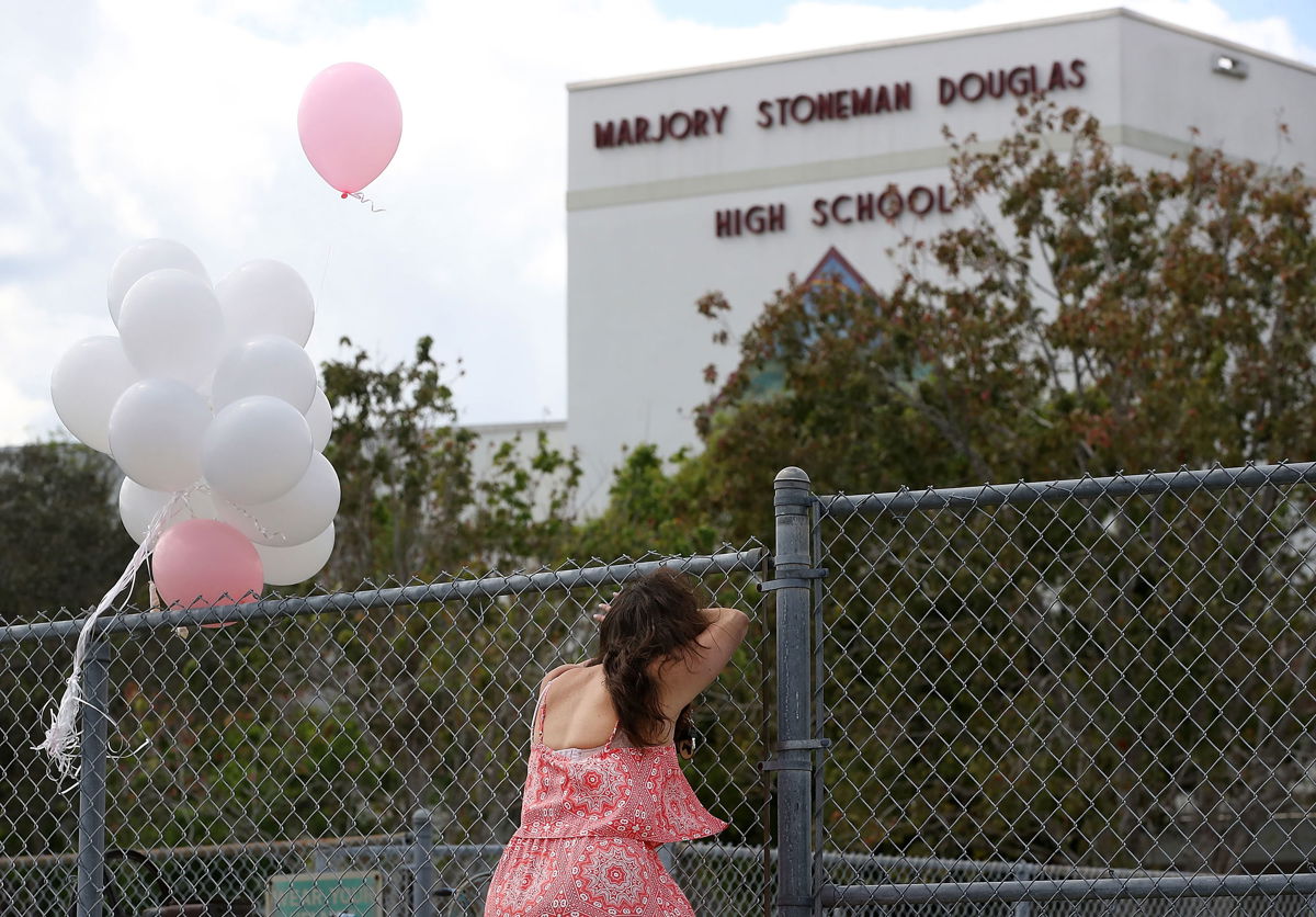 <i>Mark Wilson/Getty Images</i><br/>Marjory Stoneman Douglas High School is seen here in February 2018 in Parkland