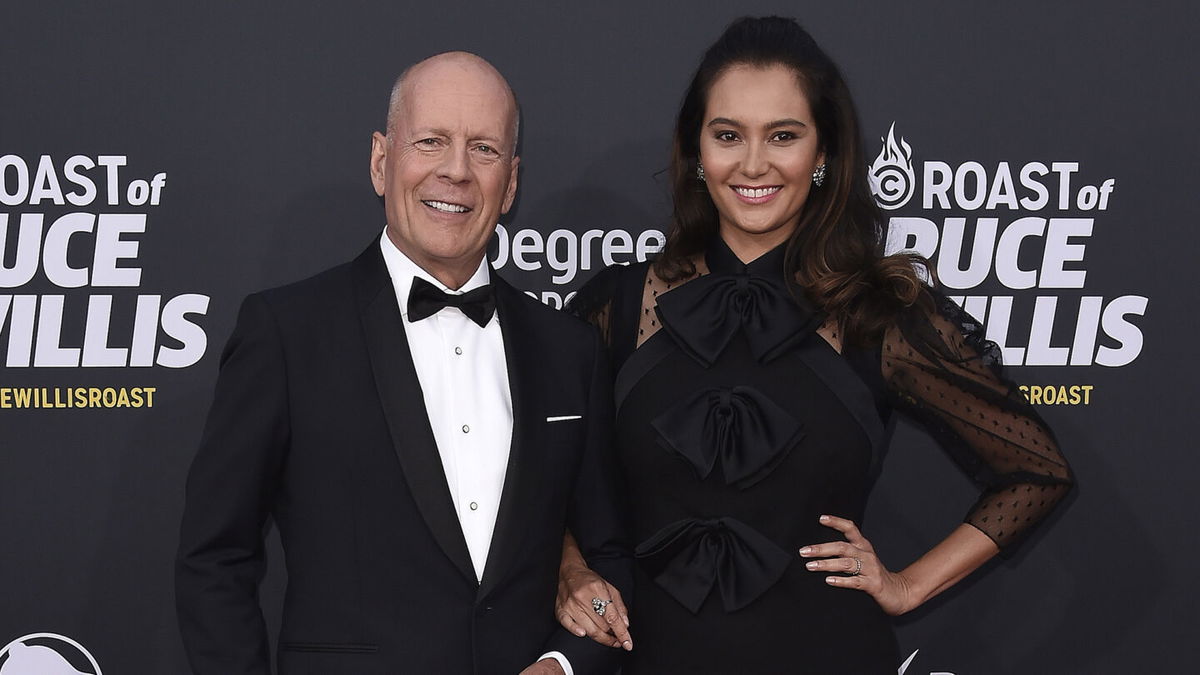 <i>Scott Kirkland/Shutterstock</i><br/>Emma Heming Willis and Bruce Willis