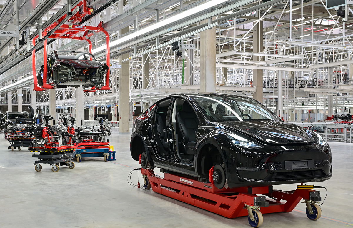 <i>Patrick Pleul/picture alliance/Getty Images</i><br/>Federal safety regulators are investigating Tesla's Model Y SUV after at least two instances in which owners said their steering wheels became detached while the vehicle was being driven.