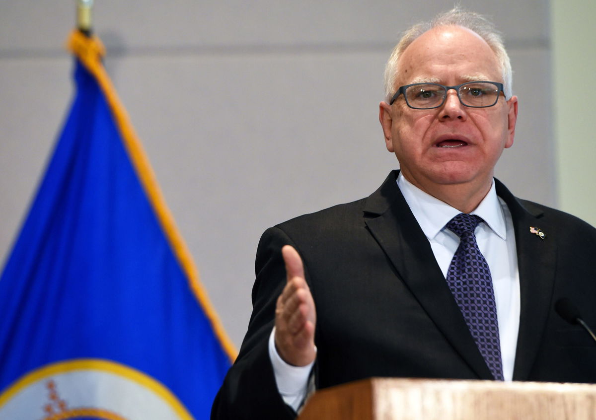 <i>Scott Takushi/MediaNews Group/St. Paul Pioneer Press/Getty Images</i><br/>Minnesota's Democratic Gov. Tim Walz