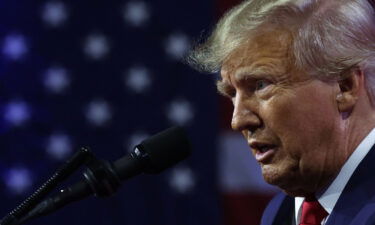 Former President Donald Trump addresses the annual Conservative Political Action Conference outside Washington