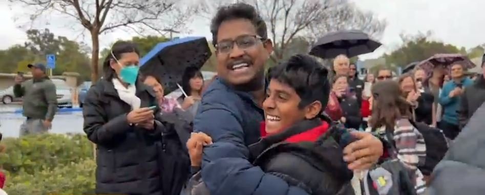 <i></i><br/>Hundreds of students from the Irvine Unified School District were able to return home after getting snowed in at science camps in the San Bernardino Mountains.