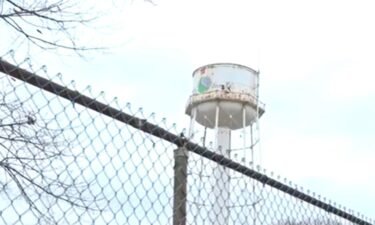 The demolition of the historic water tower in St. Clair Shores