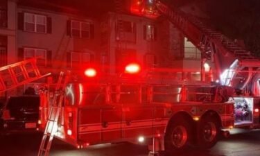 Ten people plus two cats and two dogs will not be able to return to their apartment homes after a Tuesday morning fire.
