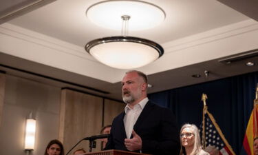 Interior Deputy Secretary Tommy Beaudreau speaks during a press conference in Phoenix