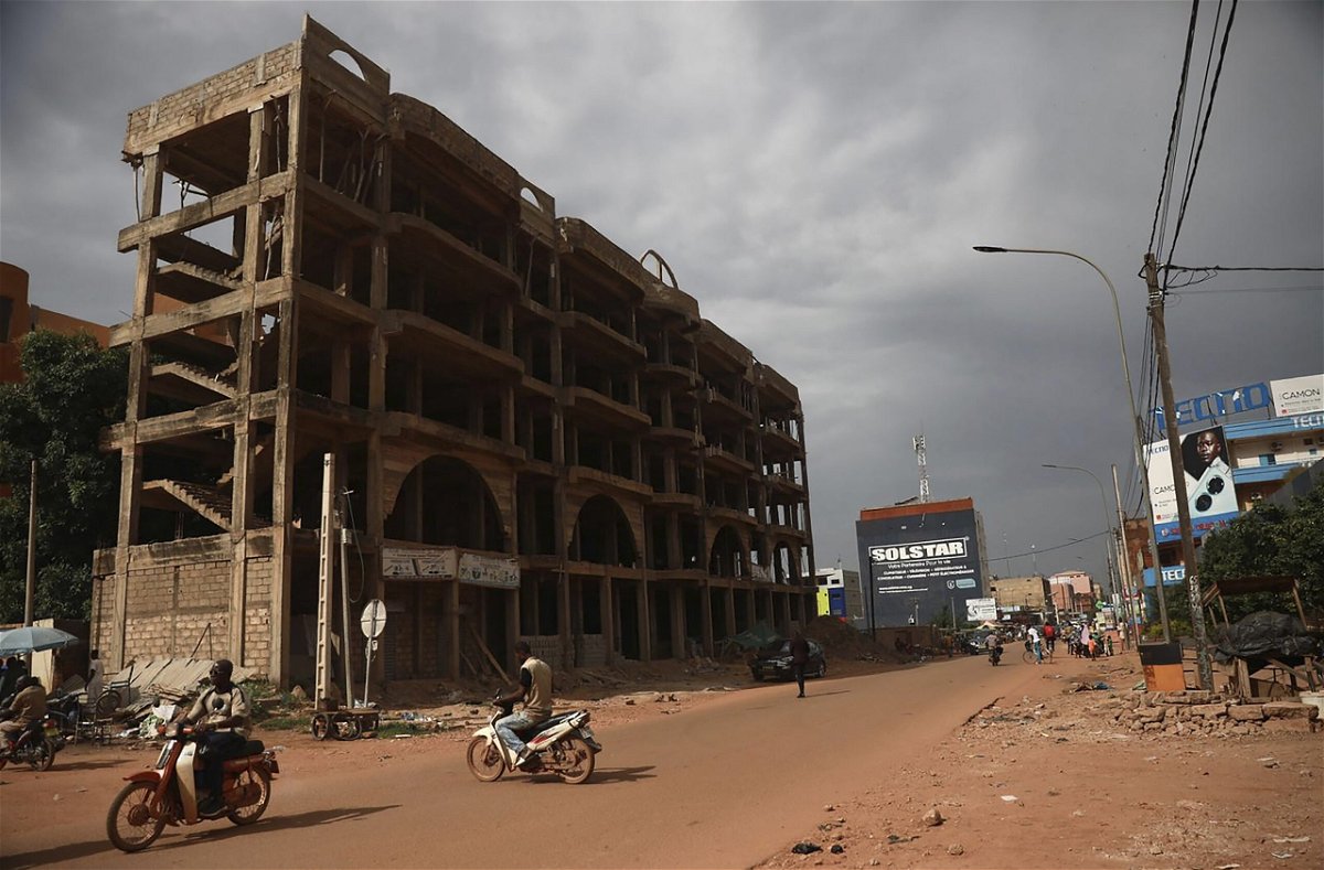 The streets of Burkina Faso's capital Ouagadougou on September 30