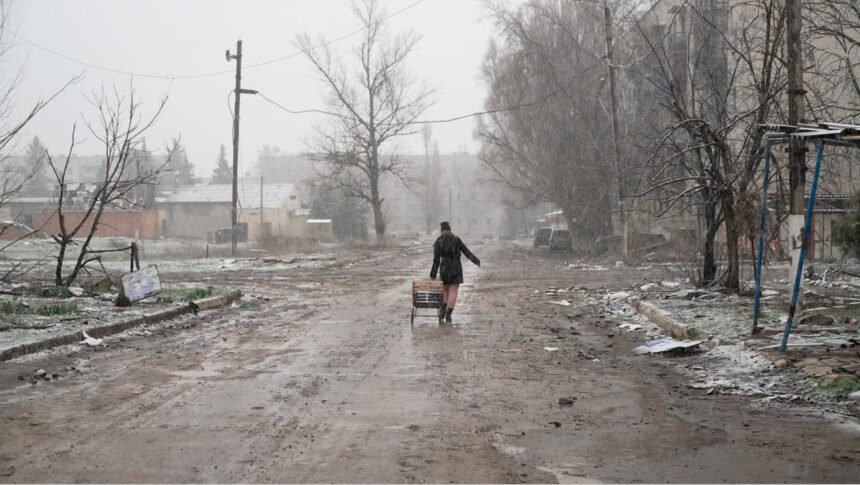 <i>Clayton Nagel/CNN</i><br/>Towns and villages close to the front line are largely abandoned.