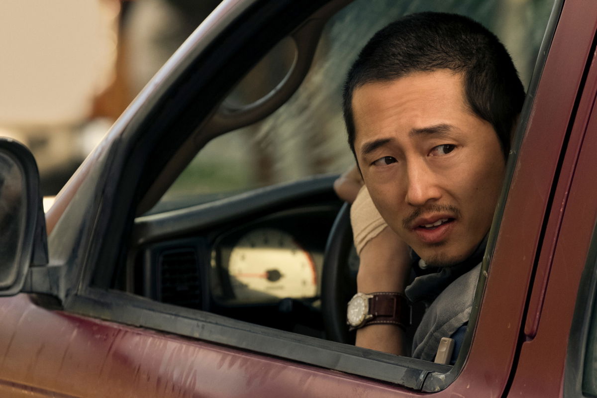 <i>Andrew Cooper/Netflix</i><br/>Steven Yeun as Danny who gets involved in a road-rage incident in 