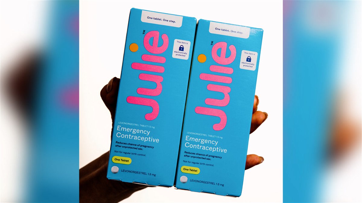 <i>Courtesy Julie</i><br/>Julie is a company making emergency contraceptive morning-after pill that is rapidly expanding distribution; it is introducing a two-pill pack.