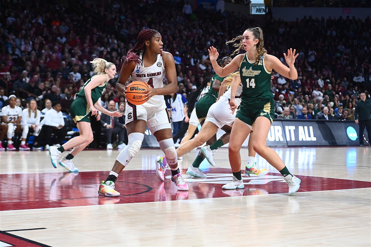 <i>Tim Cowie/NCAA Photos/Getty Images</i><br/>Boston was brilliant throughout her college career with the South Carolina Gamecocks.