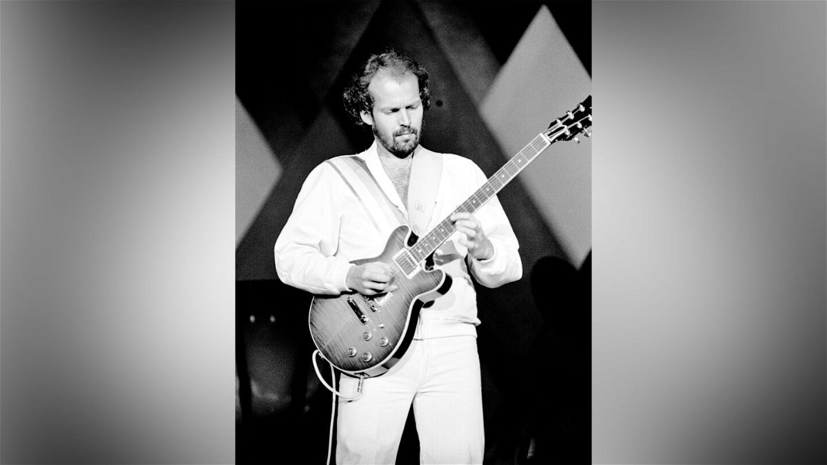 <i>Gus Stewart/Redferns/Getty Images</i><br/>ABBA's long-term guitarist Lasse Wellander