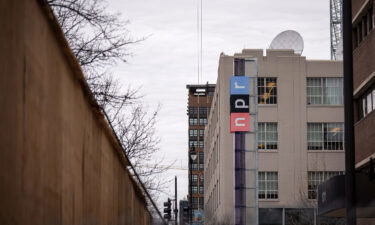 A view of the National Public Radio (NPR) headquarters on North Capitol Street in Washington