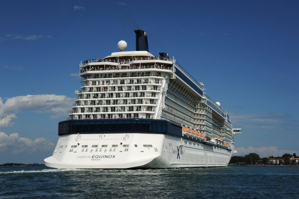 <i>Manfred Segerer/ullstein bild/Getty Images/File</i><br/>The Celebrity Equinox cruise ship is pictured in 2013. A Florida woman and her family have filed a lawsuit against Celebrity Cruises