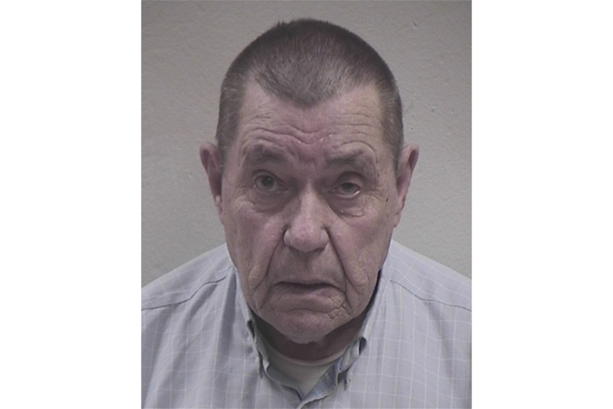 This booking photo provided by the Clay County, Mo., Sheriff's Office shows Andrew Lester. Lester, the 84-year-old man charged in the shooting of 16-year-old Ralph Yarl in Kansas City, turned himself in Tuesday, April 18, 2023, at the Clay County Detention Center, the sheriff's office said. Lester surrendered a day after being charged with first-degree assault and armed criminal action. 