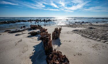 This file photo shows the Atlantic Ocean as seen from Fire Island