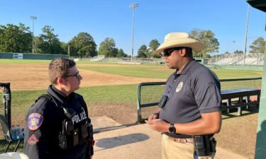 Officers seen at George Dobson Field