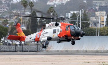 A US Coast Guard Air Station San Diego aircrew launched for search efforts after reports of a downed aircraft about a mile from San Clemente Island.