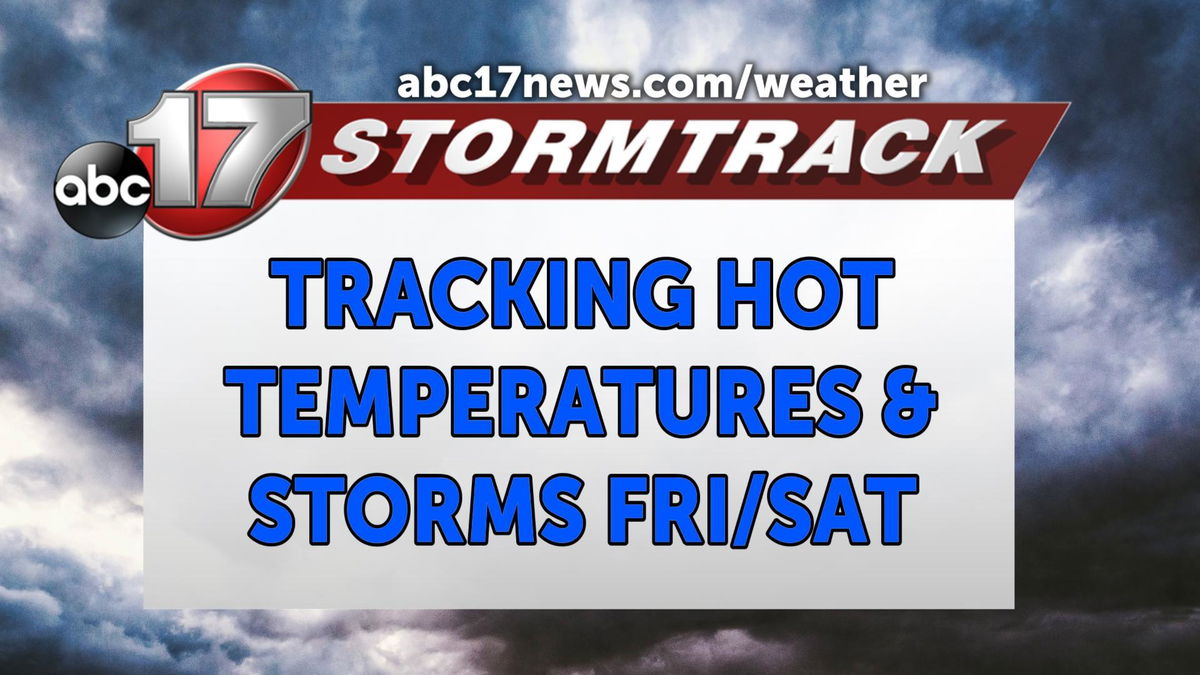 Tracking Heat And A Few Strong Storms To End The Week Abc17news 4441