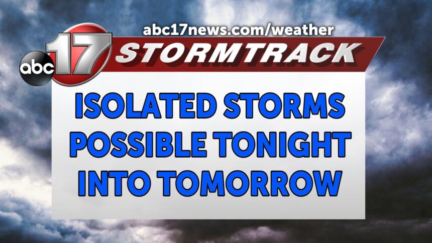 Tracking Isolated Storms Tonight And Tomorrow, Continued Warm ...