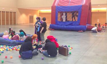A view of the iconic DashCon ball pit at the Renaissance Schaumburg Convention Center Hotel in Schaumburg
