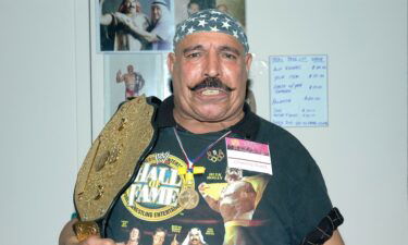 Professional wrestler and World Wrestling Entertainment Hall of Famer The Iron Sheik pictured here