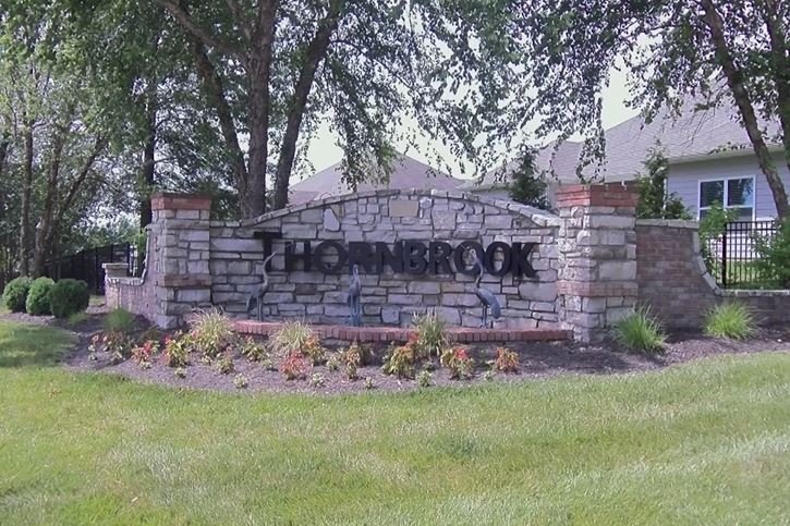 Sign outside the Thornbrook subdivision.