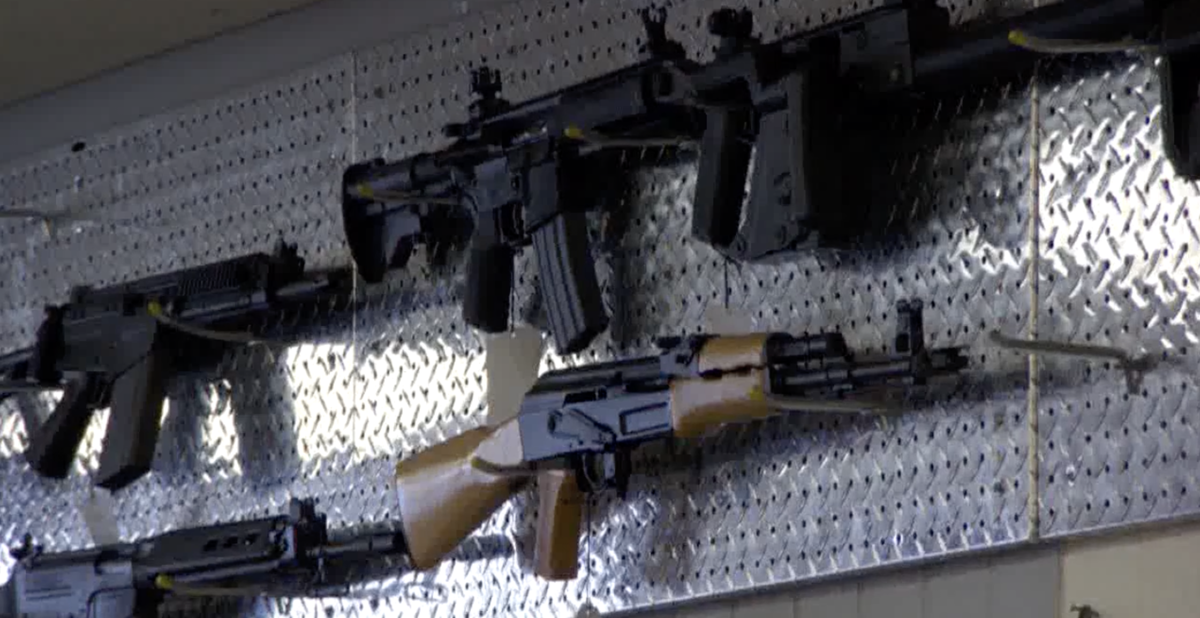 guns at a store