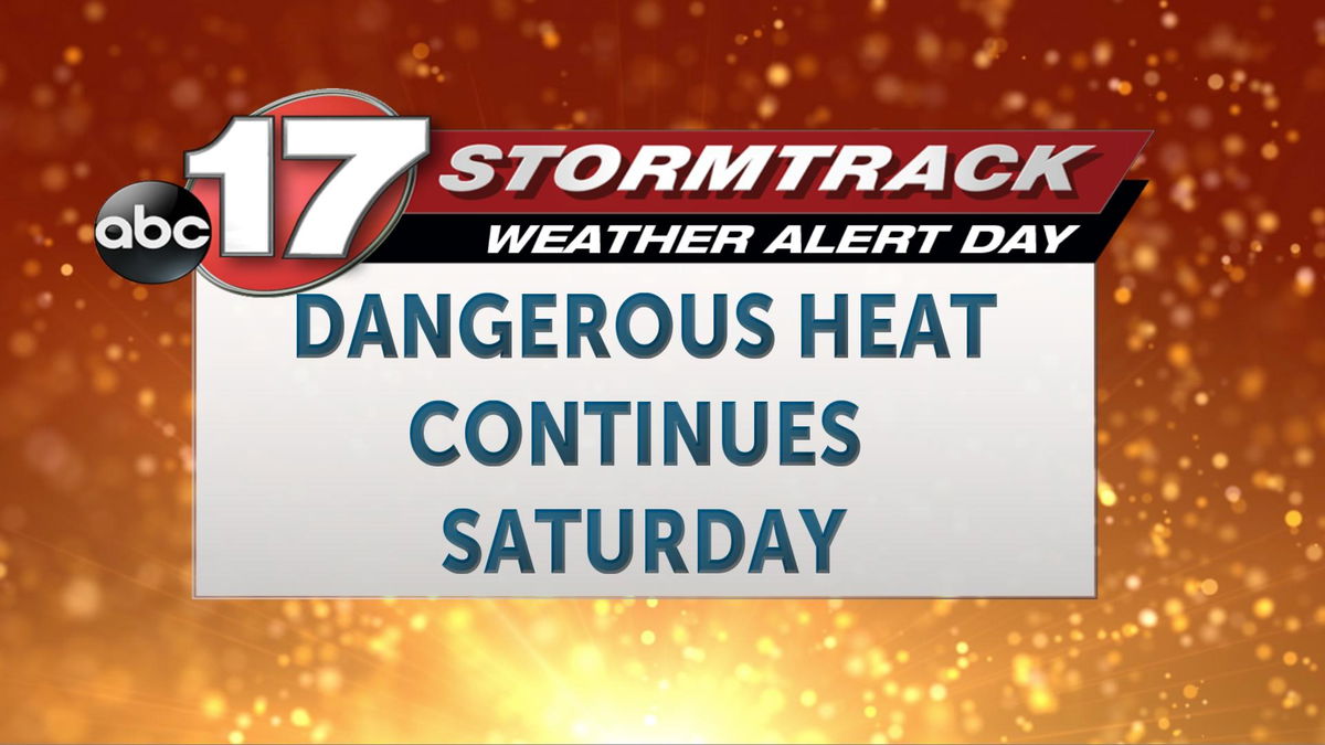 Weather Alert Day: Dangerous Heat Index Values Likely Through Saturday 