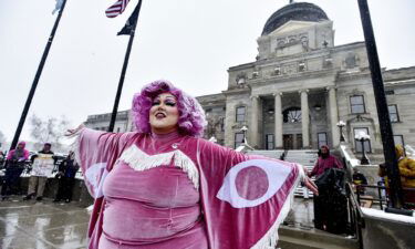 Scenes from a drag show at the Montana Capitol held in protest to a slate of bills aimed at how trans Montanans live