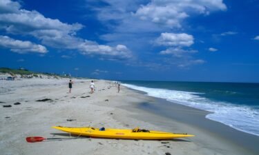 The incident occurred at Quogue Village Beach in Long Island.