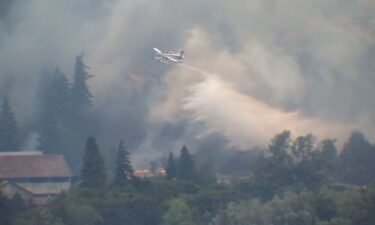Aerial crews battle the destructive Tunnel 5 fire in southwestern Washington.