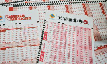 Mega Millions and Powerball lottery tickets are seen in San Gabriel