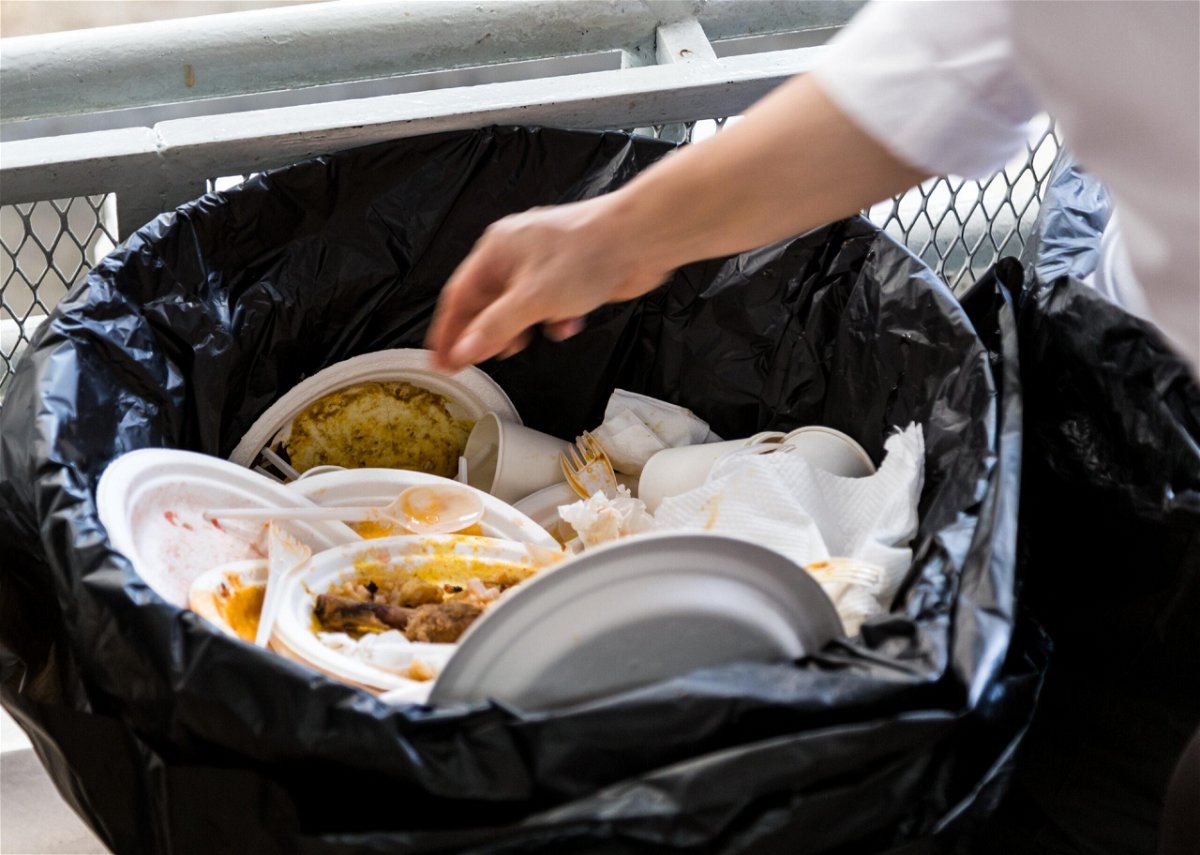 What happens to the tons of food waste restaurants generate