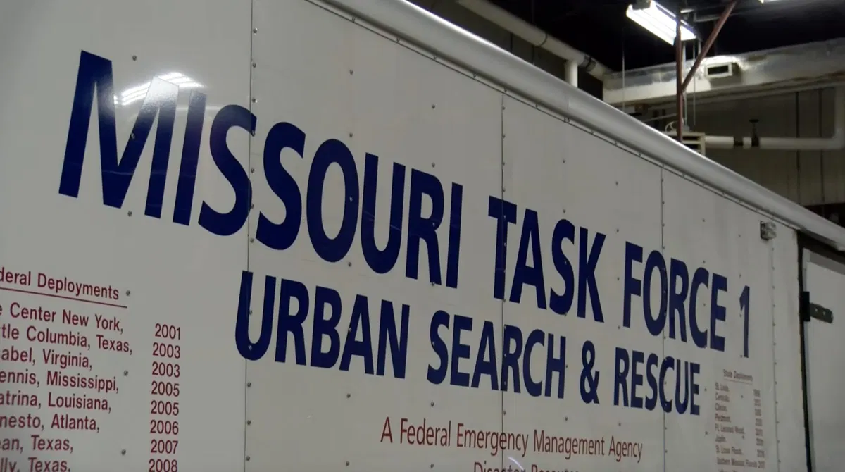 FILE - A Missouri Task Force 1 trailer