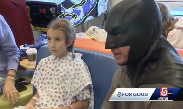 Patients at the Mass General Hospital for Children received a special visit from superheroes on August 1 ahead of New England's biggest comic book convention.