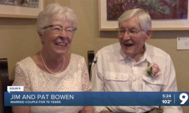 Jim and Pat Bowen have been married for 70 years and today