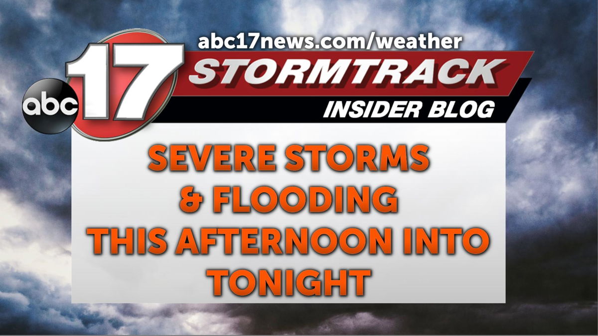 Tracking afternoon storms bringing flood and severe risks - ABC17NEWS