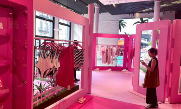 Barbie pop-up in Zara's Soho store in New York City.