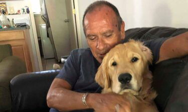 Franklin 'Frankie' Trejos and his roommate's dog