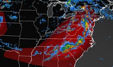 Over 120 million people in the Eastern US are at risk of severe thunderstorms Monday.