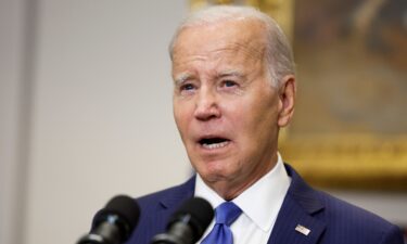 President Joe Biden delivers remarks in the Roosevelt Room at the White House on July 21.