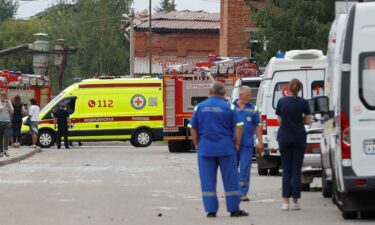 An explosion at an industrial plant near Moscow