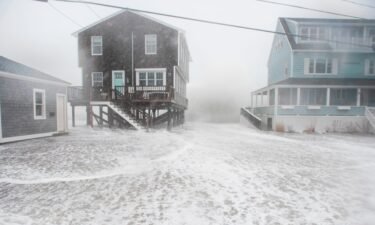 Coastal areas brace for high tide in March 2018 as a strong storm moves through Scituate